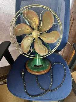 Rare Green Antique Emerson Electric 13” Fan 