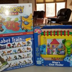 3 NEW CHILDREN'S EDUCATIONAL GAMES. NOT SELLING SEPARATELY.  PICK UP MIDDLEBORO ONLY FINAL SALE 