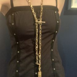 Paige Novick "Ibiza" Layered Chain with Long Tassel Necklace