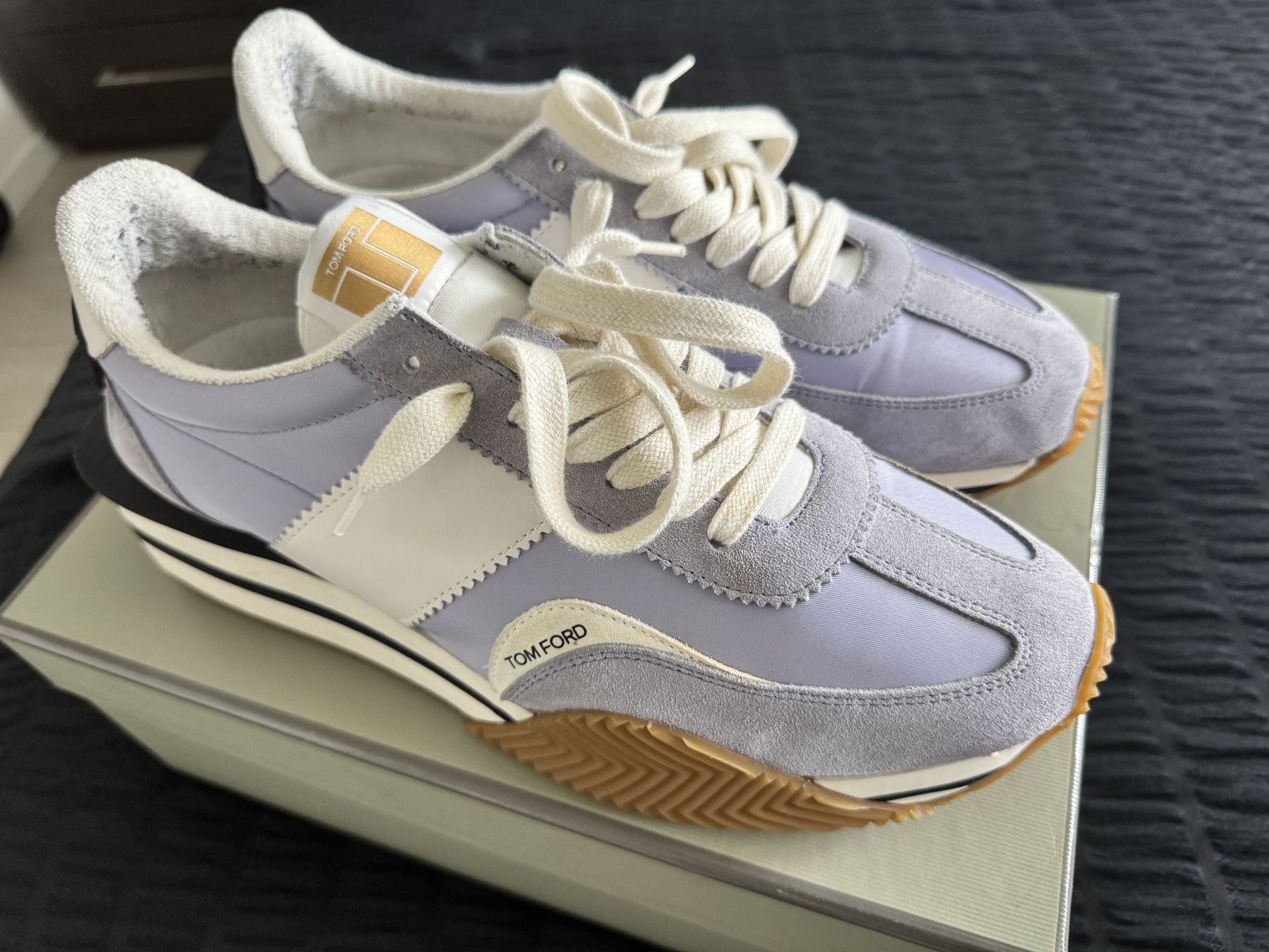 Tom Ford Low Top Sneakers Designer Luxury Footwear Clean Condition