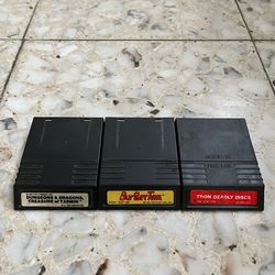 Vintage Intellivision Games Lot – BurgerTime, Tron Deadly Discs, D&D