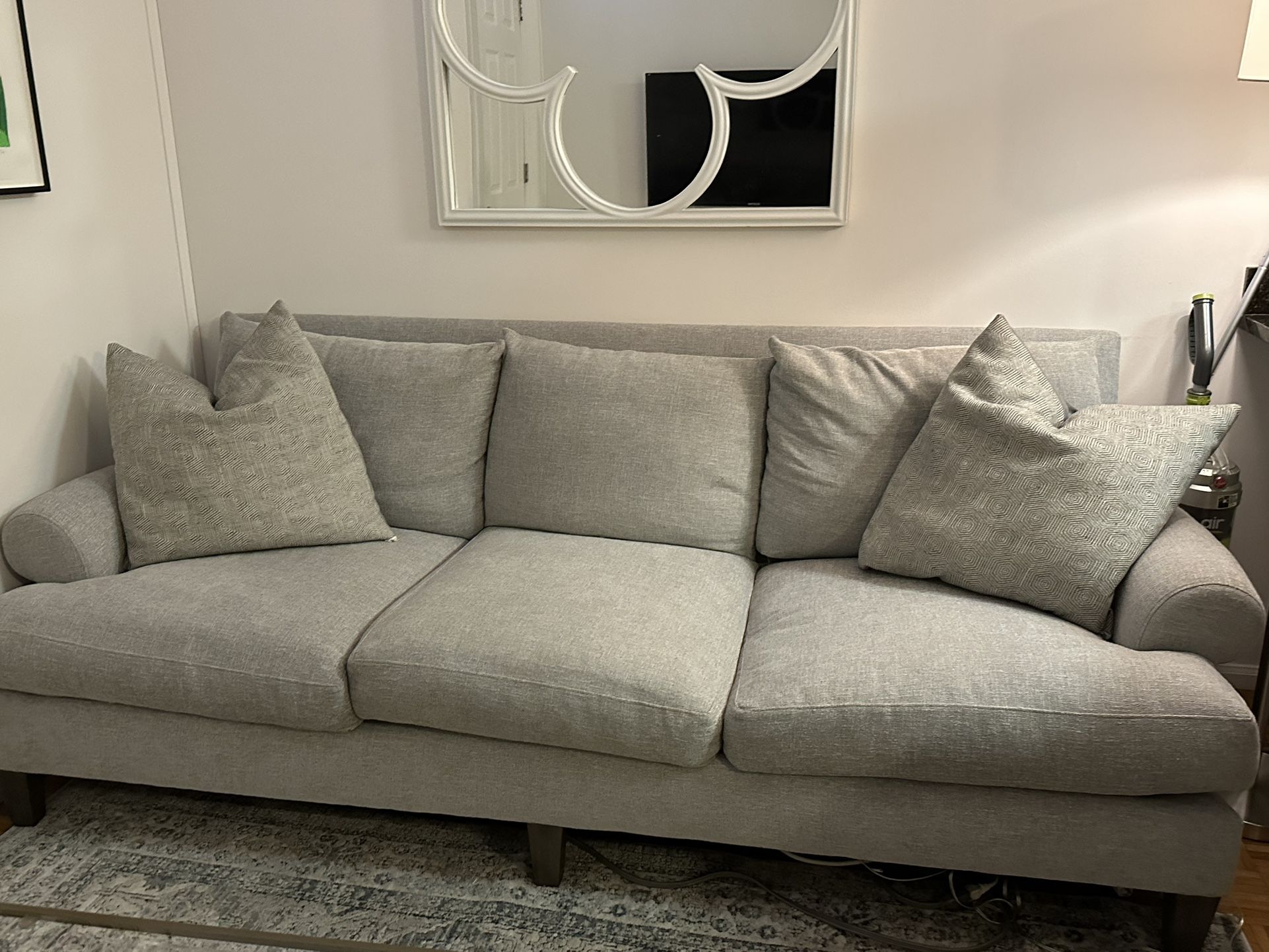 Macy's Grey Couch for Sale in New York, NY OfferUp