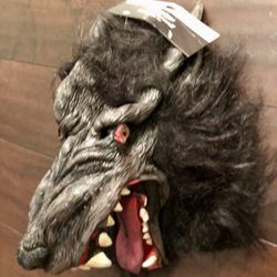 Brand New Werewolf Halloween Cosplay Mask For Costume- One Size