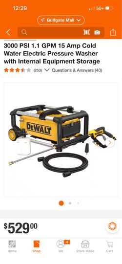 Dewalt pressure 3000 Psl