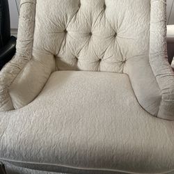 White Oversize Chair  