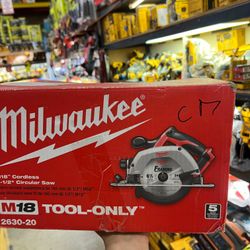 MILWAUKEE M18 CORDLESS CIRCULAR SAW 6-1/2 IN, 