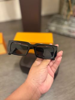 Louis Vuitton Black Rectangle Sunglasses