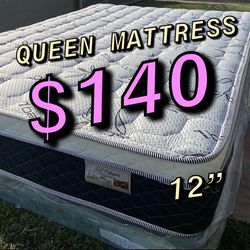 New Queen mattress only $140