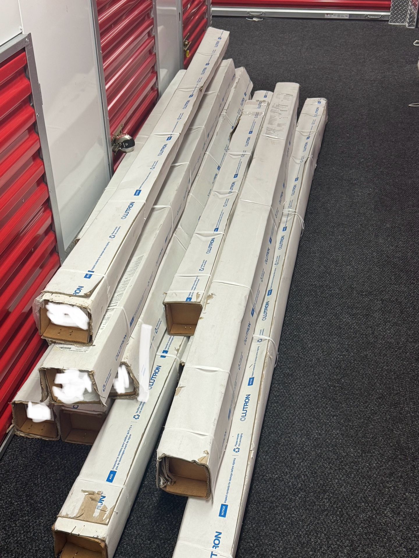 Lutron Motorized Shades Different Sizes