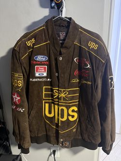 Signed Vintage UPS Nascar Jacket