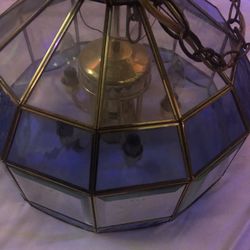 Vintage Hanging Light Fixture 