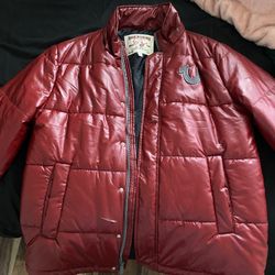 True religion Puff Leather Jacket GREAT CONDITION!