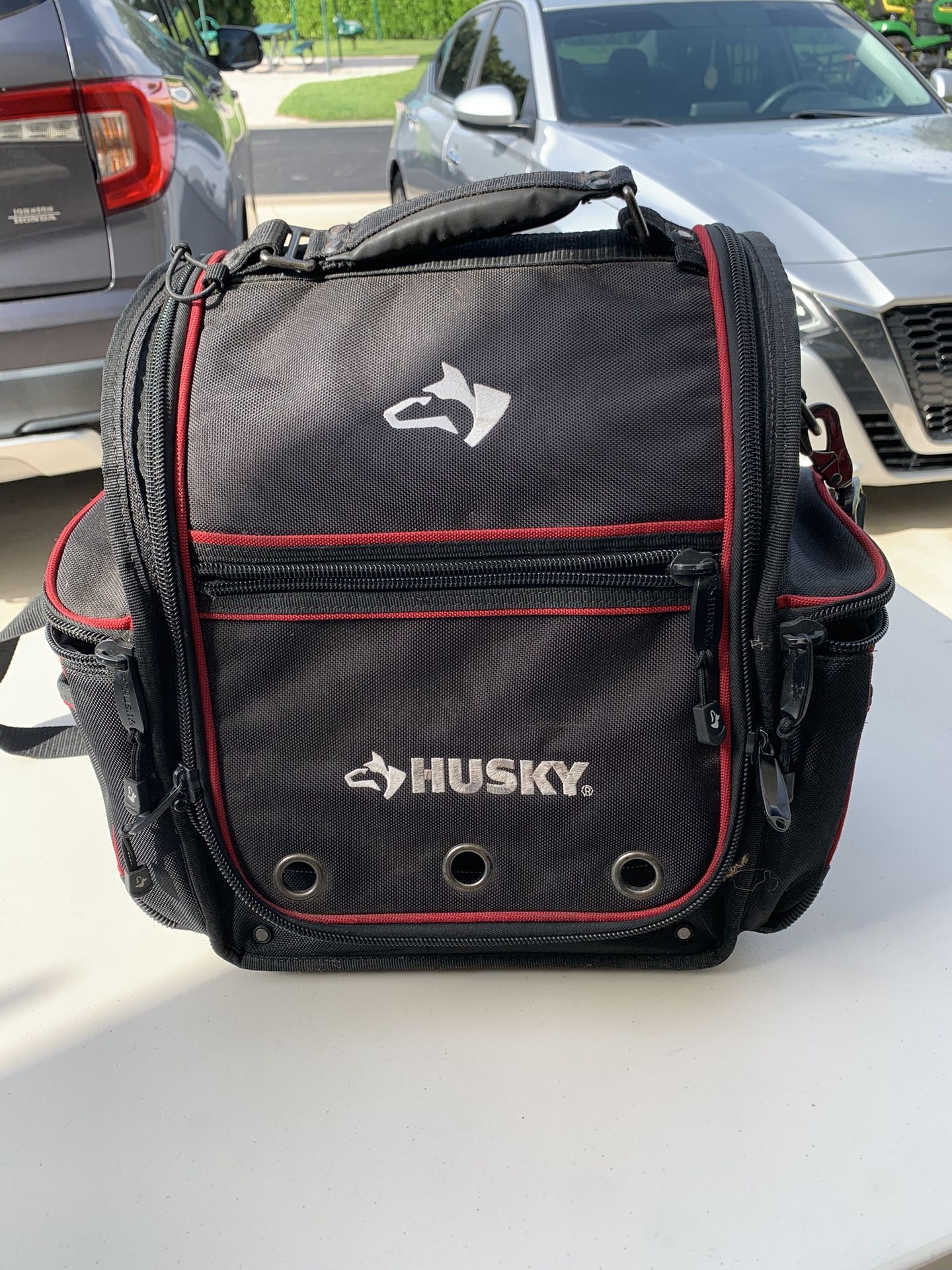 Husky 12“ tech tool bag. Great condition