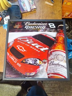 Nascar lighted beverage sign