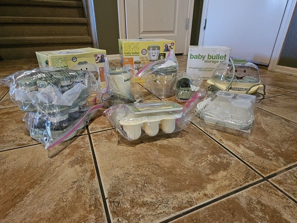 Baby Bullet and Baby Steamer + Storage Kit Bundle