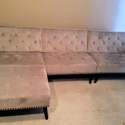 Mercer Chaise Sectional Sofa 