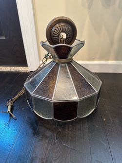 Antique Tiffany Style Chandelier
