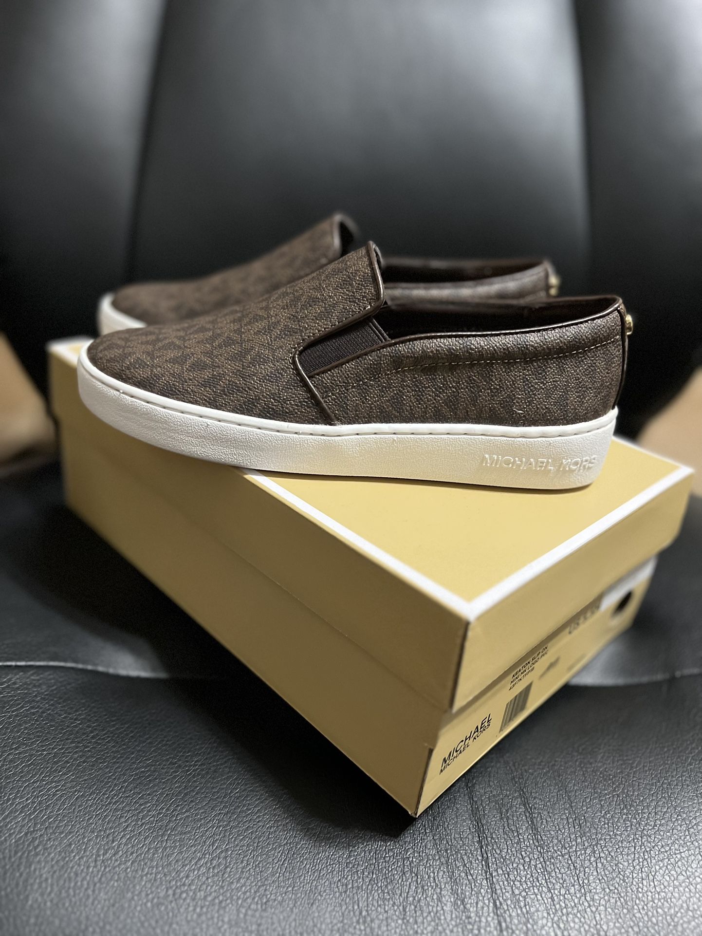 Michael Kors Keaton Slip On Brown