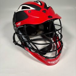 Cascade CPXR Lacrosse Helmet Adult OSFM Red / Black / White Premier League PLL