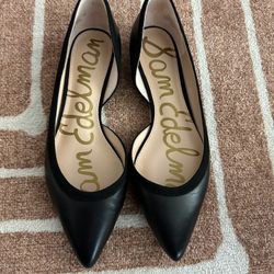 Sam Edelman Black Rena Pointed Toe Flats size 7.5