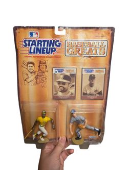 1988 Kenner Starting Lineup Baseball Greats Reggie Jackson & Don Drysdale Figures | Vintage MLB Collectible