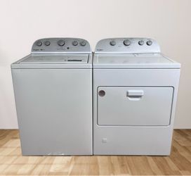 Whirlpool washer and electric dryer