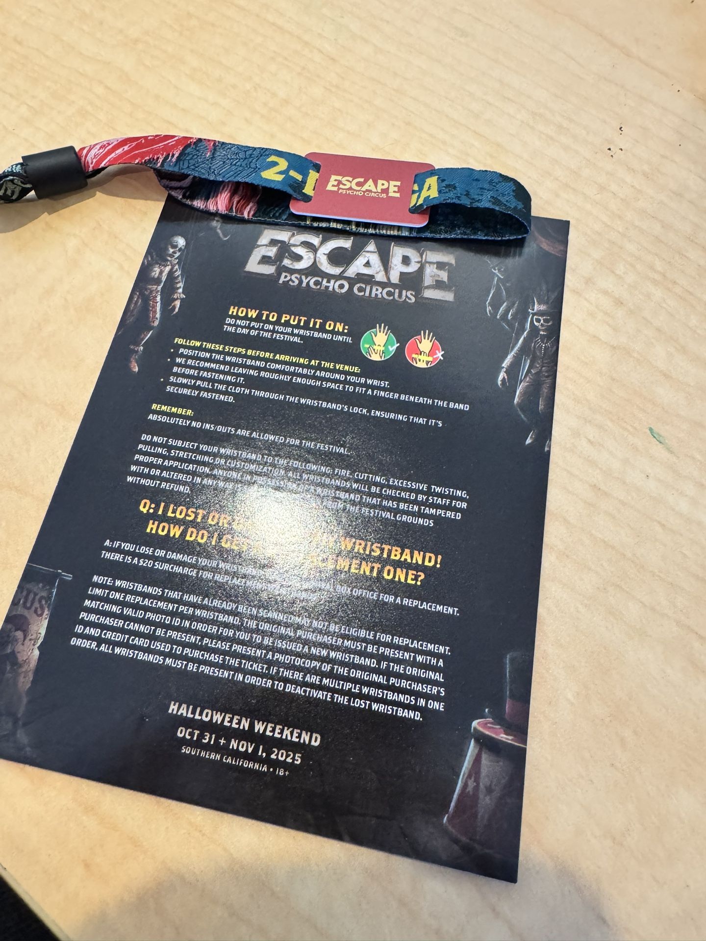 ESCAPE Psycho Circus Rave 2 Day GA