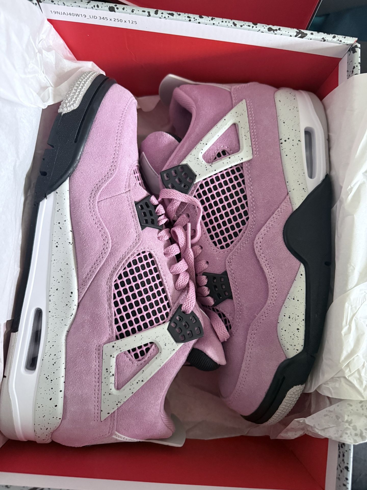 Pink Jordan 4s
