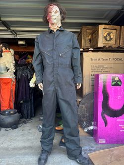 Michael Myers Halloween prop Spirit Halloween Lowes, Home Depot custom decoration