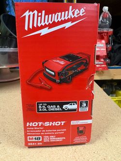 Milwaukee jump start/hotshot m18