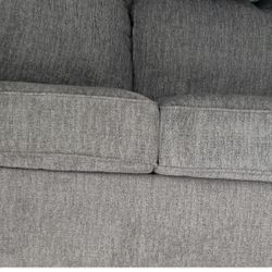 GRAY LOVESEAT