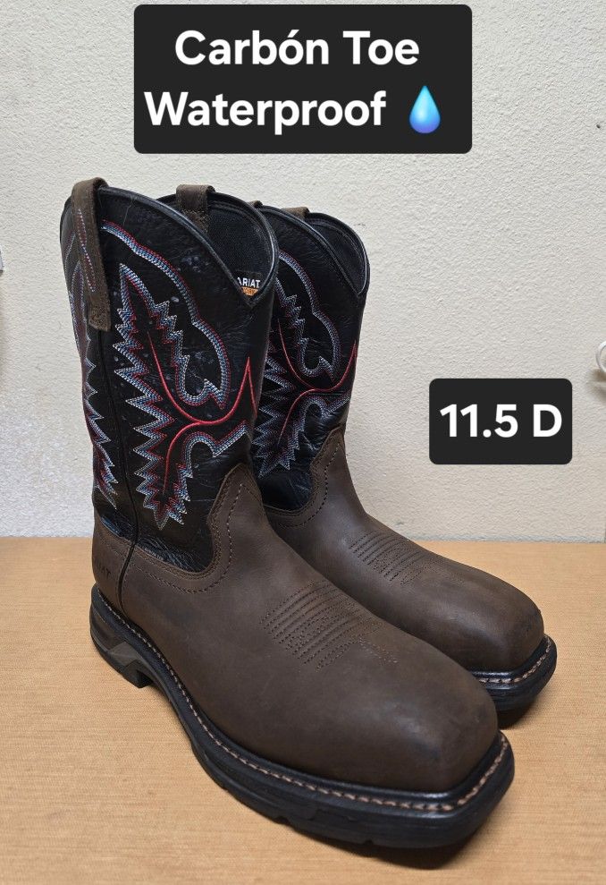 Ariat Work Boot Size 11.5 D CARBÓN TOE