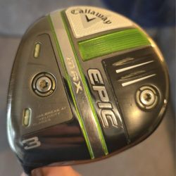 Left-handed Callaway Epic Max 3 Wood