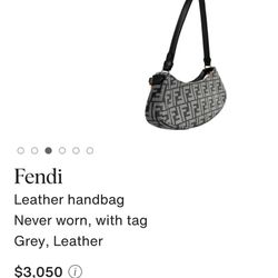 Fendi Leather Bag ( O’lock Swing FF)