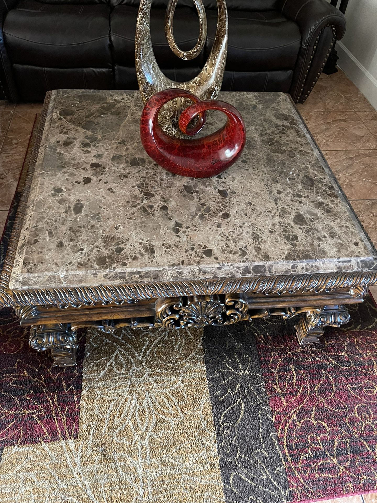 Marble Top Table 