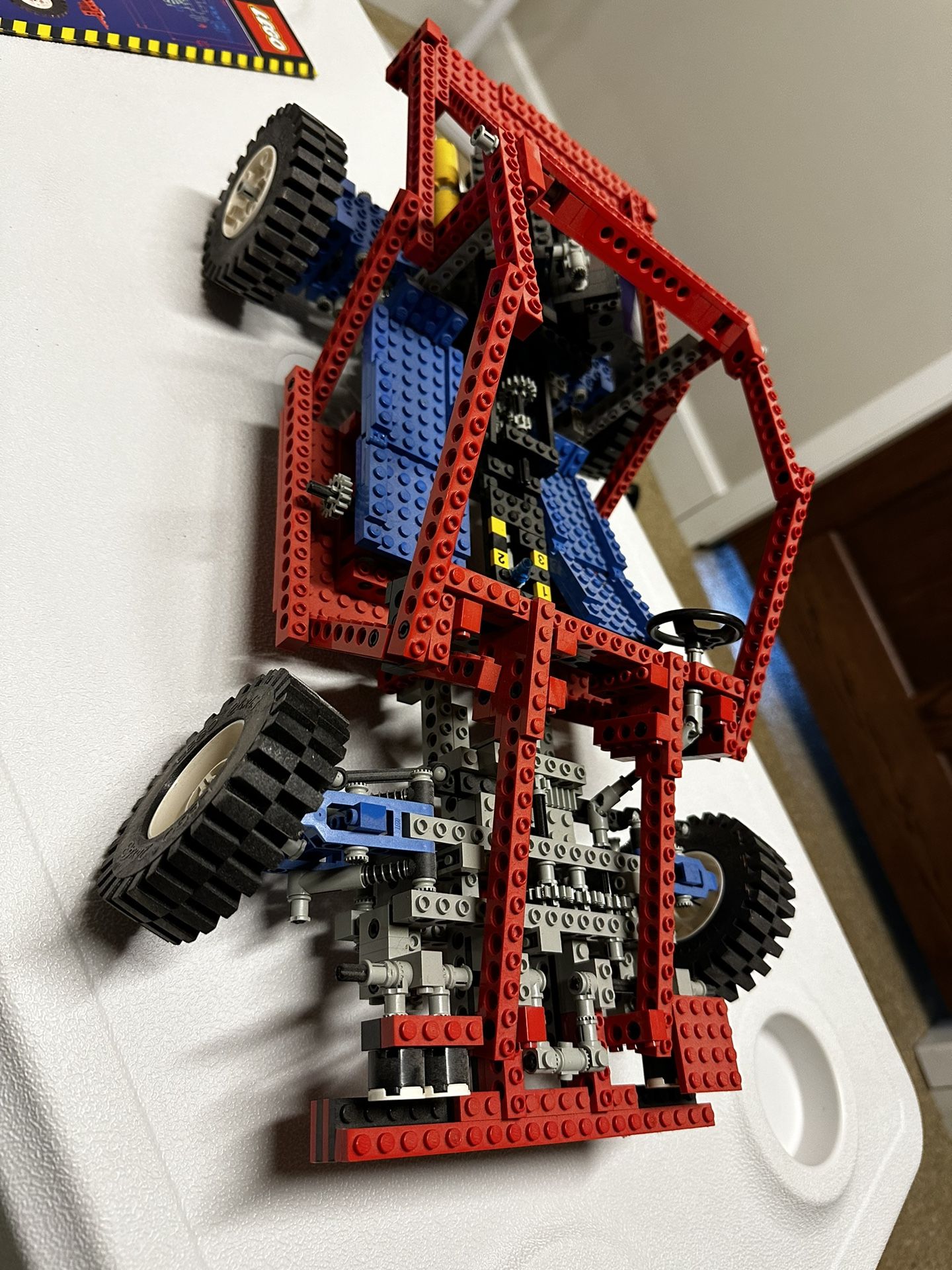 LEGO Test Car Vintage Technic 8865 Old Lego 1988