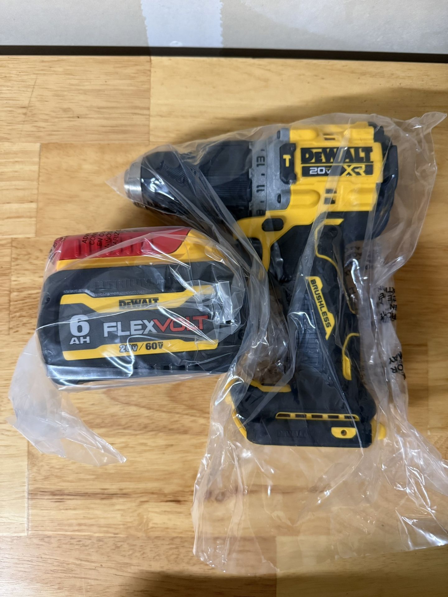 Dewalt Drill With 6ah Flexvolt Battery