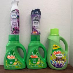 Gain laundry detergent bundle