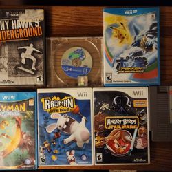 Nintendo Gamecube, Wii U, Wii, Nintendo NES Video Games