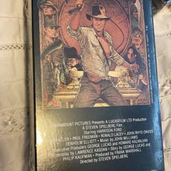 Sealed Raiders of the lost ArkI ndiana Jones VHS