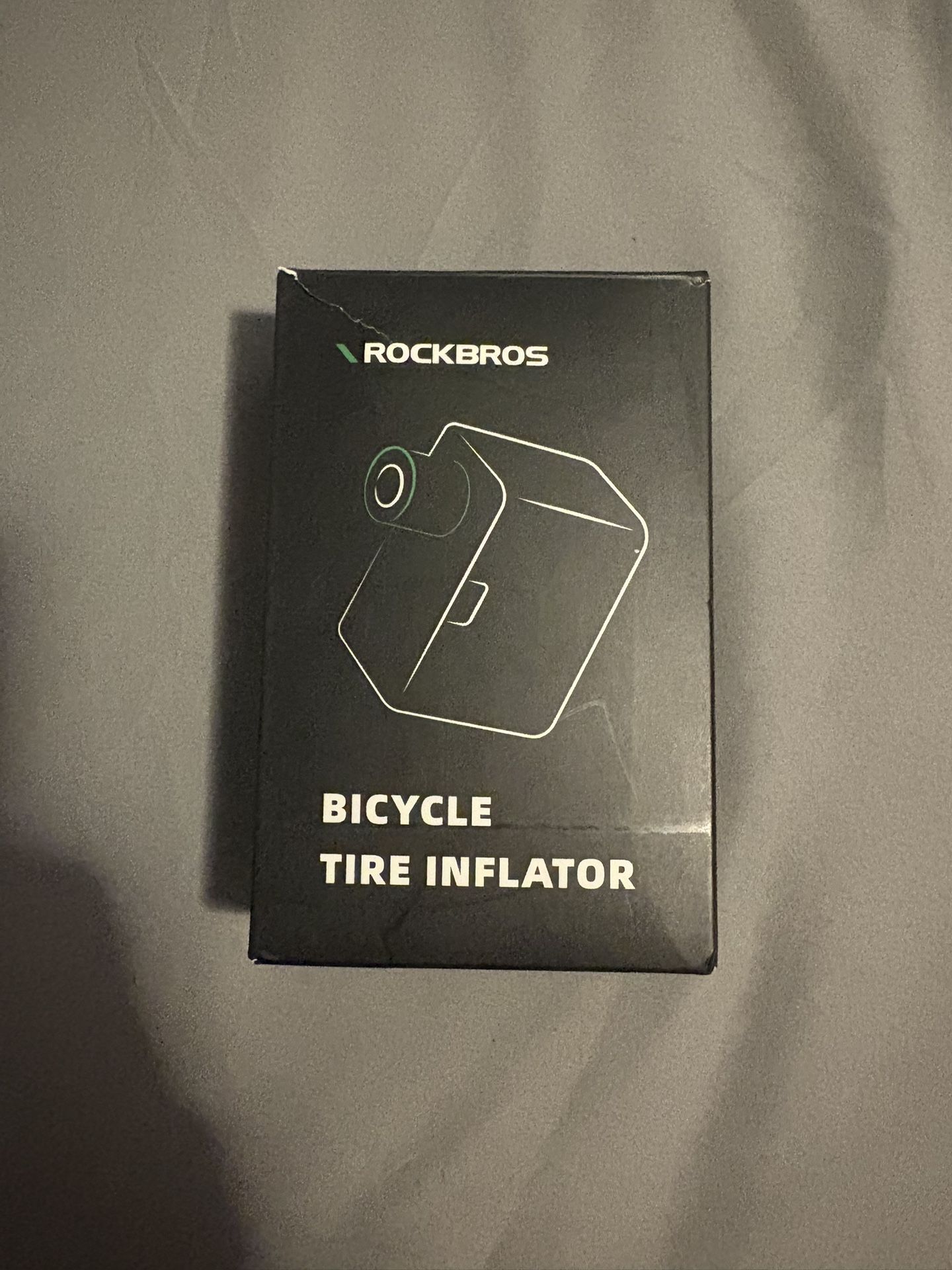 ROCKBROS Mini Bike Pump Portable Electric Bicycle Pump100PSI Tiny Bike Air Pump Tire Inflator Type-C Rechargeable Battery with Presta Schrader Valve,