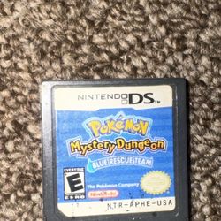 Pokémon Mystery Dungeon Blue Rescue Team Nintendo DS