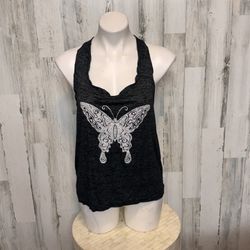Black Tank Top Size One Size 