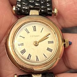  Tiffany  Vintage 14k Solid Gold Ladies  Watch -Reduced