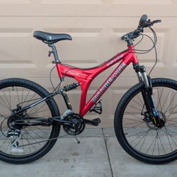 26"x2.0. MOTOBECANE MOUNTAIN BIKE. (L).FULL SUSPENSIÓN. ALUMINUM LIKE NEW WITH FRESHLY TUNE UP 👌🏼