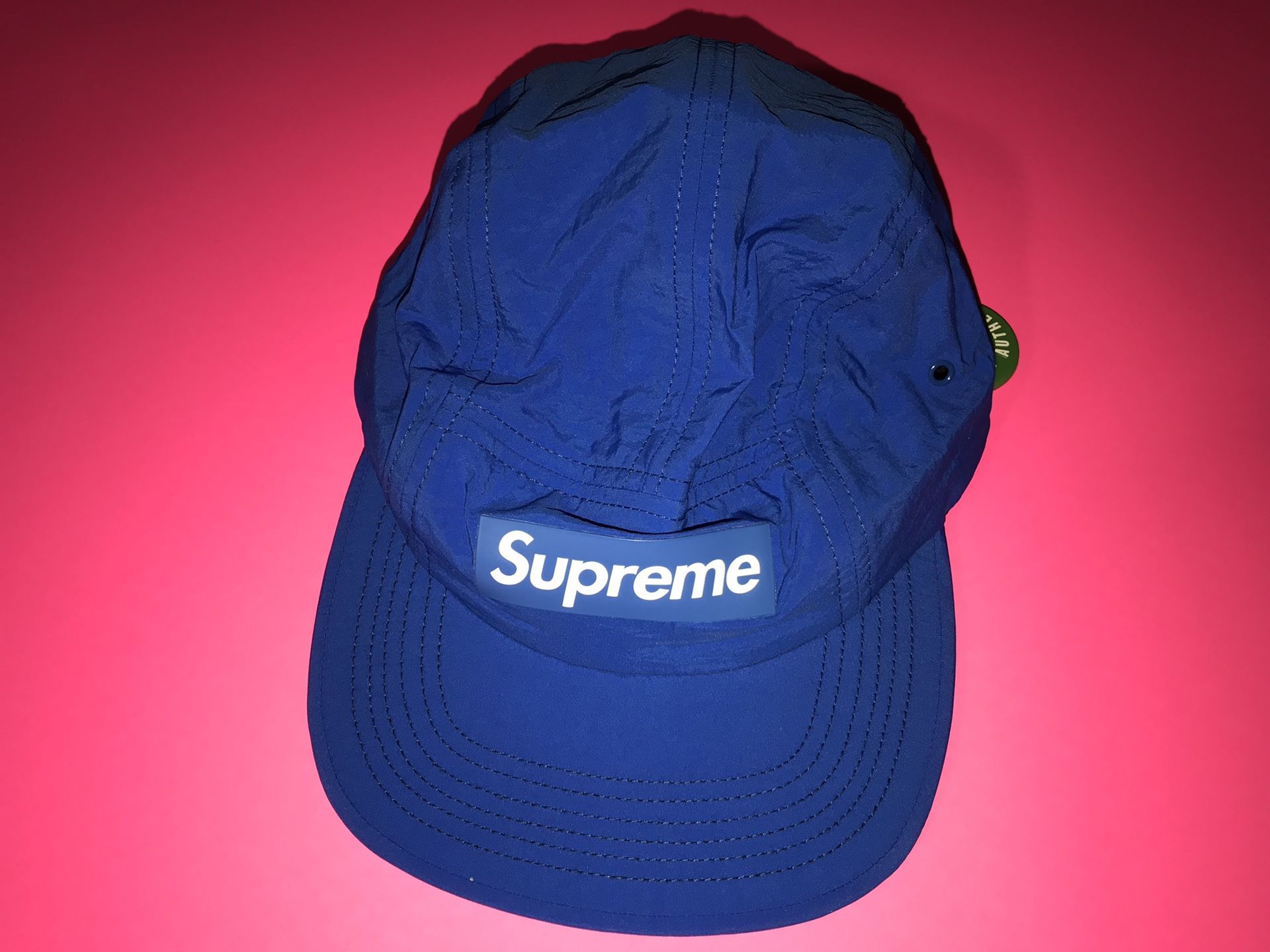 Supreme Royal Raised Logo Patch Cap S/M small / medium Hat 🧢 New Blue