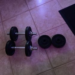 60lb Adjustable Dumbbell Set