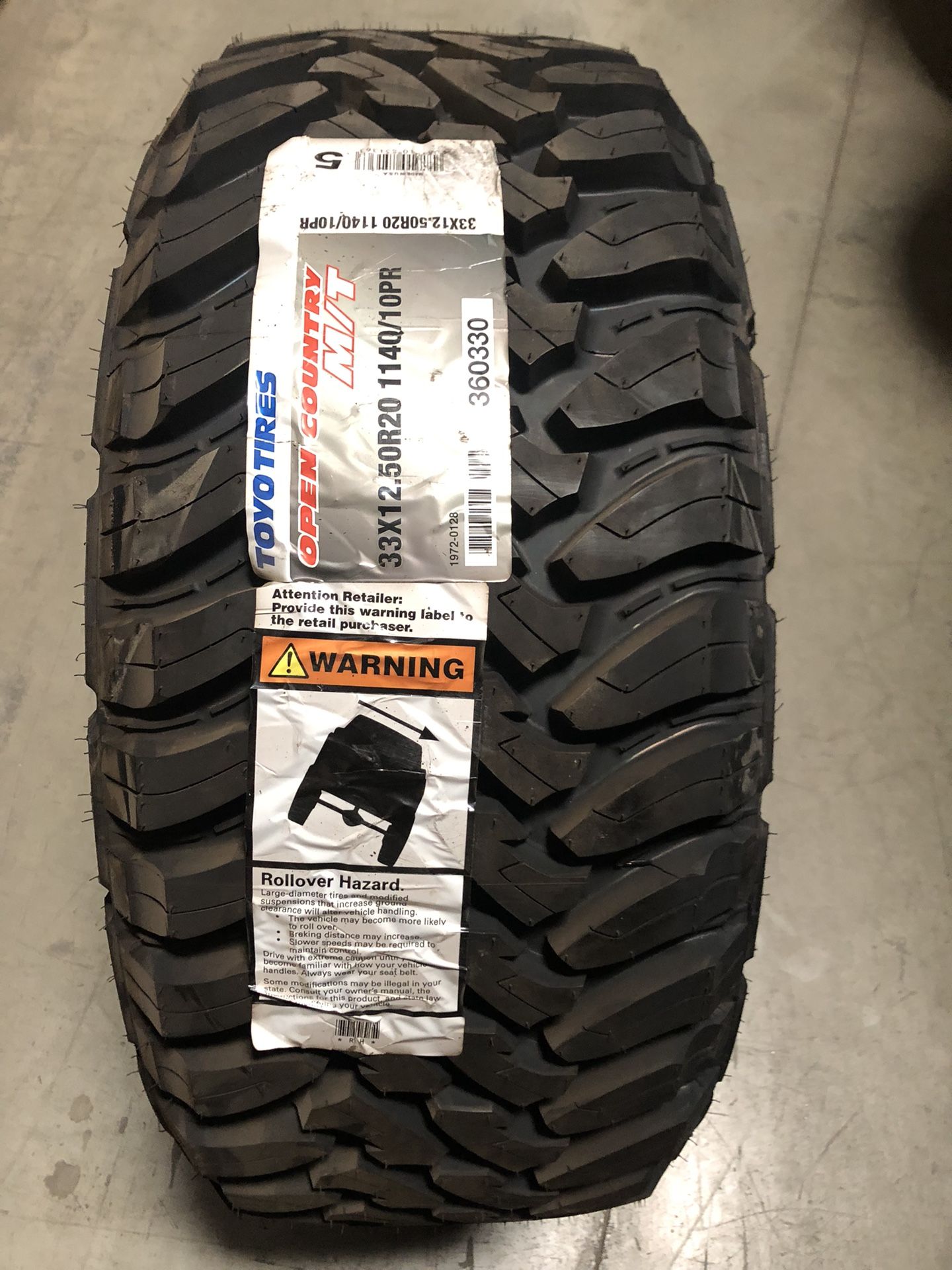 33x1250r20 Toyo Open Countrynull