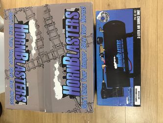 HornBlasters Rhino Train Horn + 3-Liter Air Source Kit – New