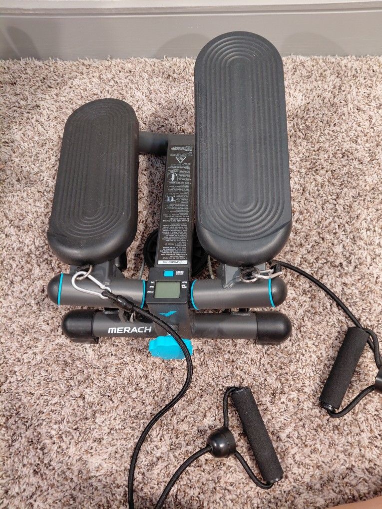 Mini Stair Stepper With Resistance Bands